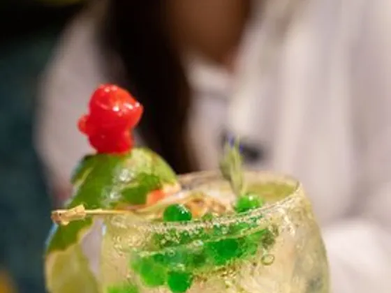 Soda de frutos verdes