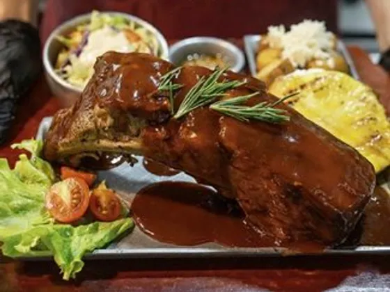 Costillas moster en bbq de maracuyá