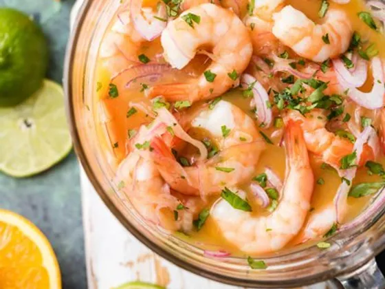 Ceviche de camarón 🍤