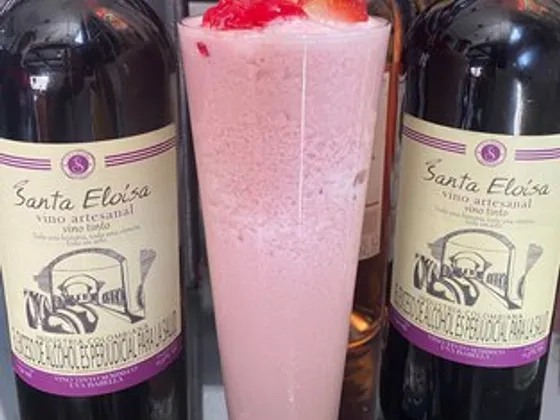 Malteada de vino tinto